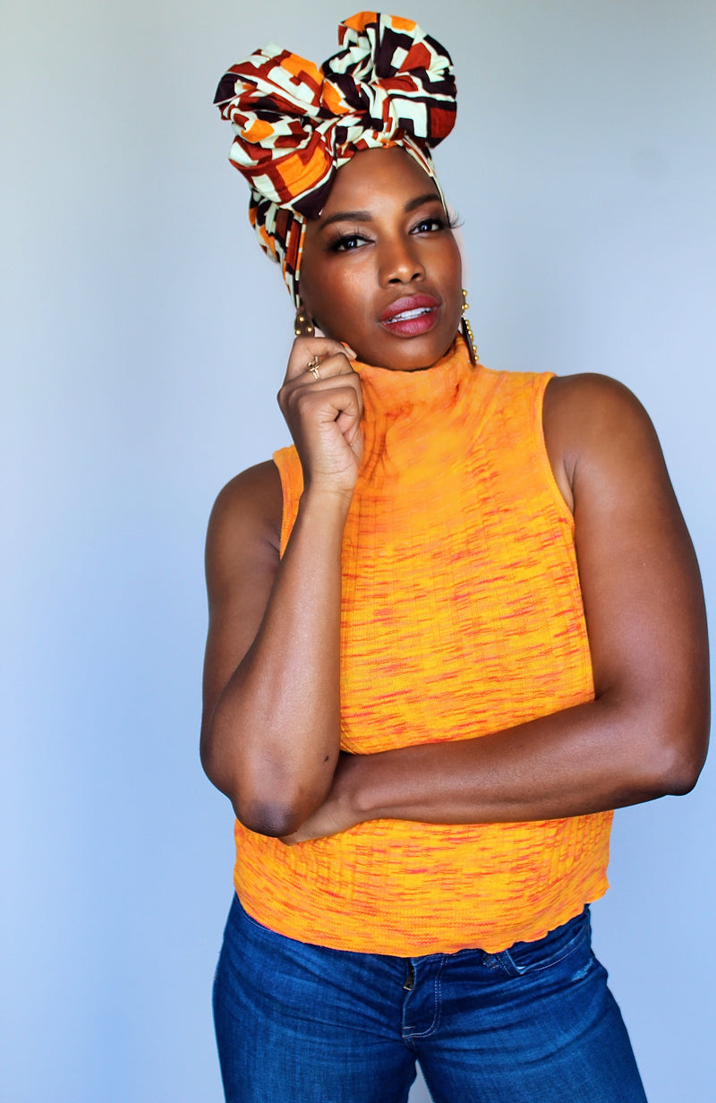 Retro Queen Head Wrap