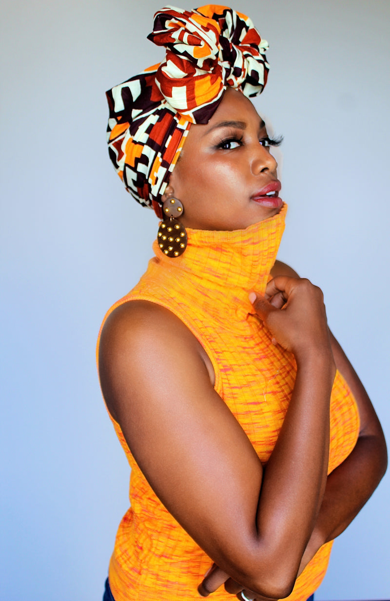 Retro Queen Head Wrap