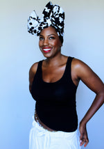 Le Blanche Noir head wrap