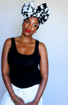 Le Blanche Noir head wrap