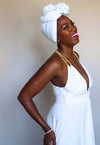 For the White Party Head Wrap