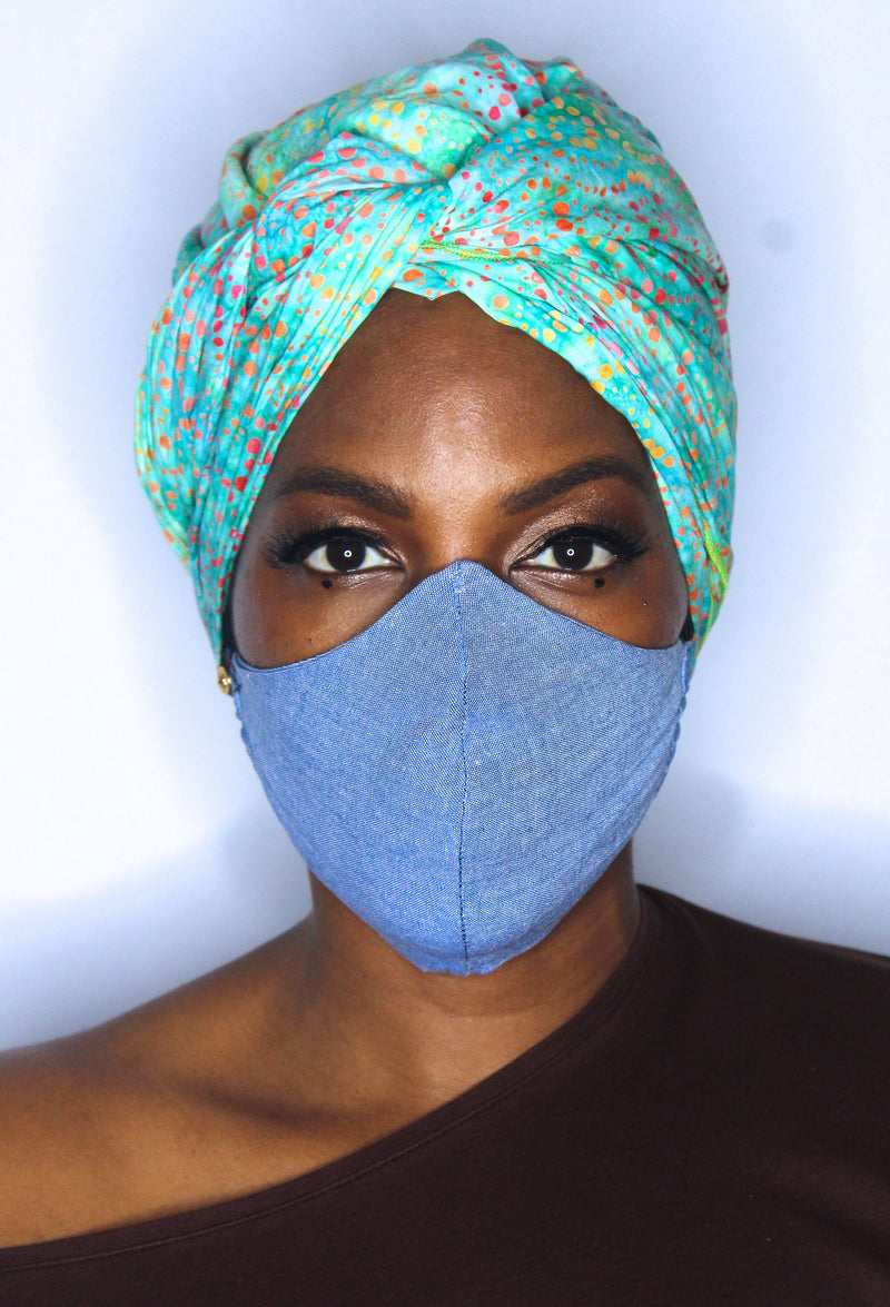 Divine Denim Face Mask