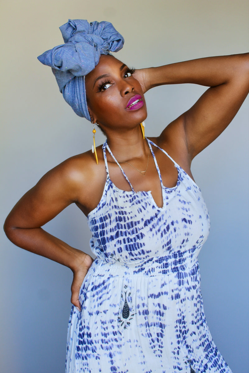 Divine Denim II Head wrap