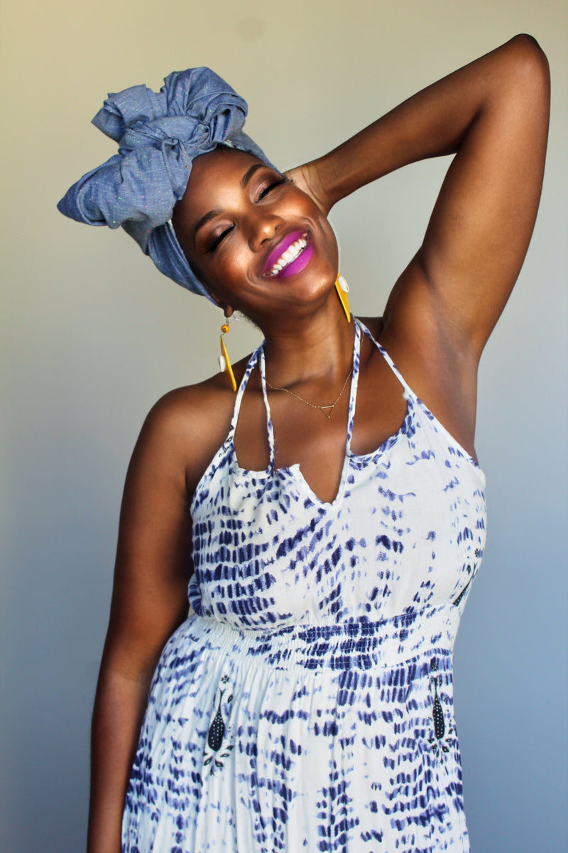 Divine Denim II Head wrap