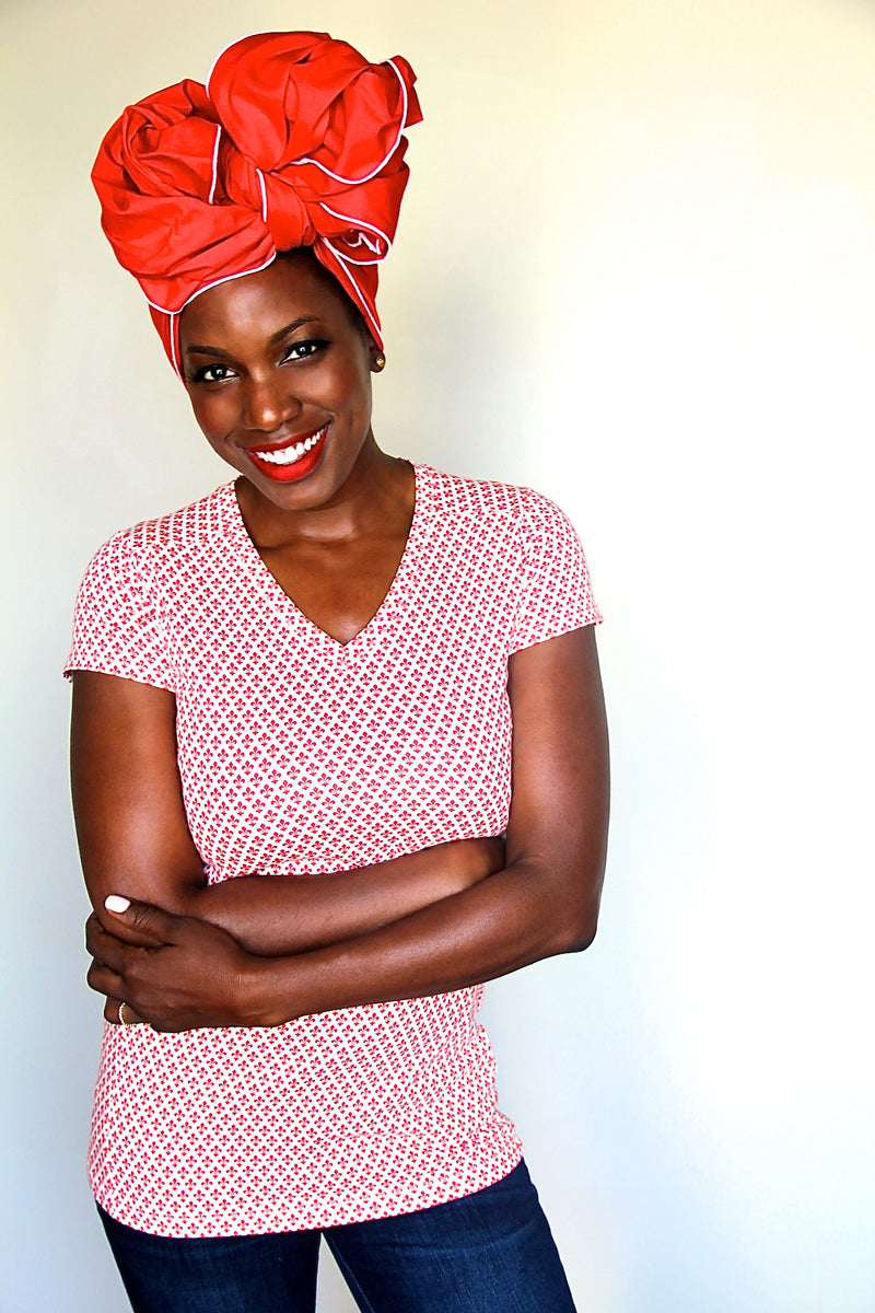 Delta Sigma Theta Head Wrap